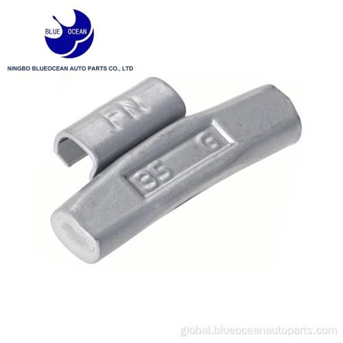 China alloy wheel die casting balance wheel weights clip Manufactory